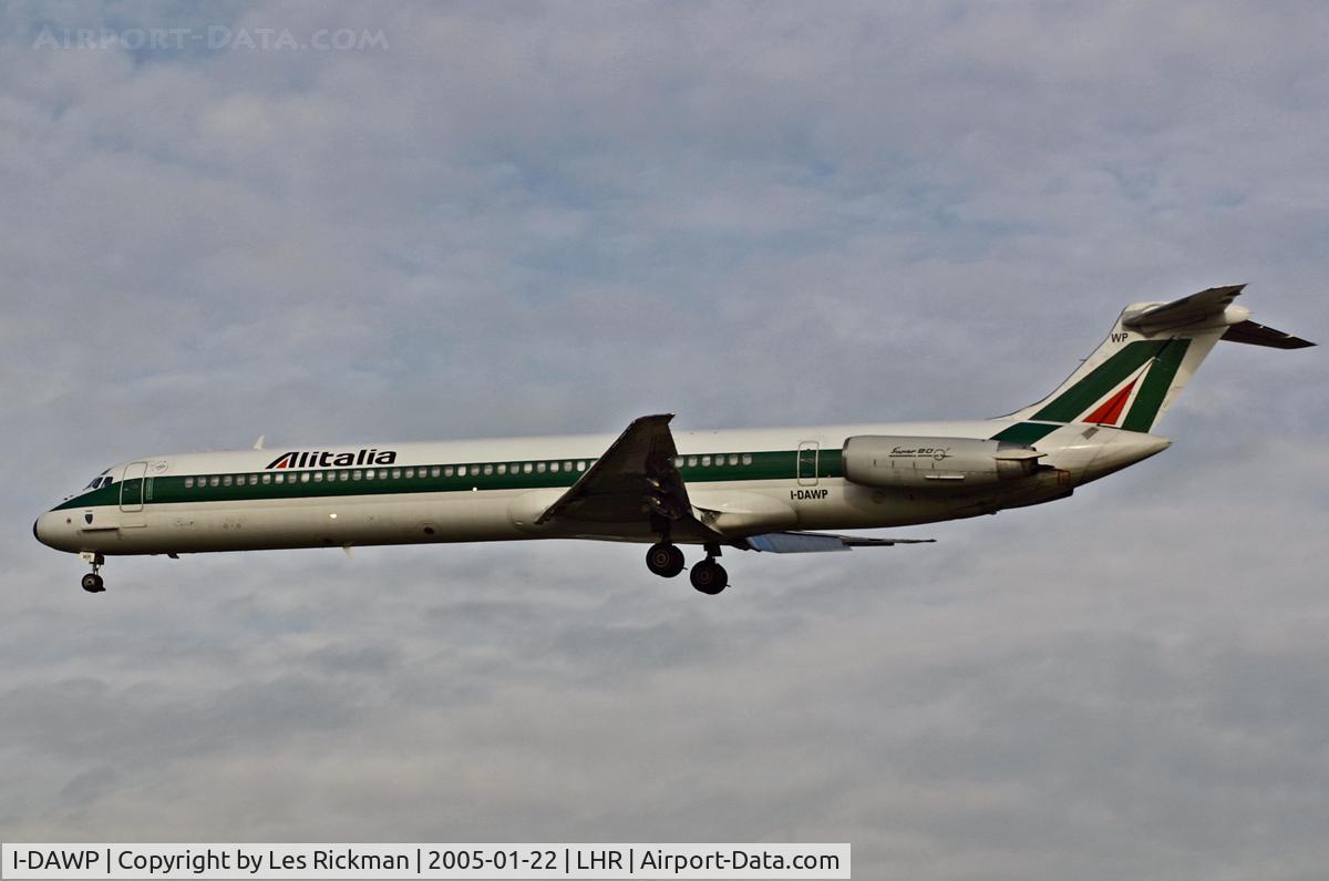 I-DAWP, 1985 McDonnell Douglas MD-82 (DC-9-82) C/N 49206/1188, McD Douglas MD 82