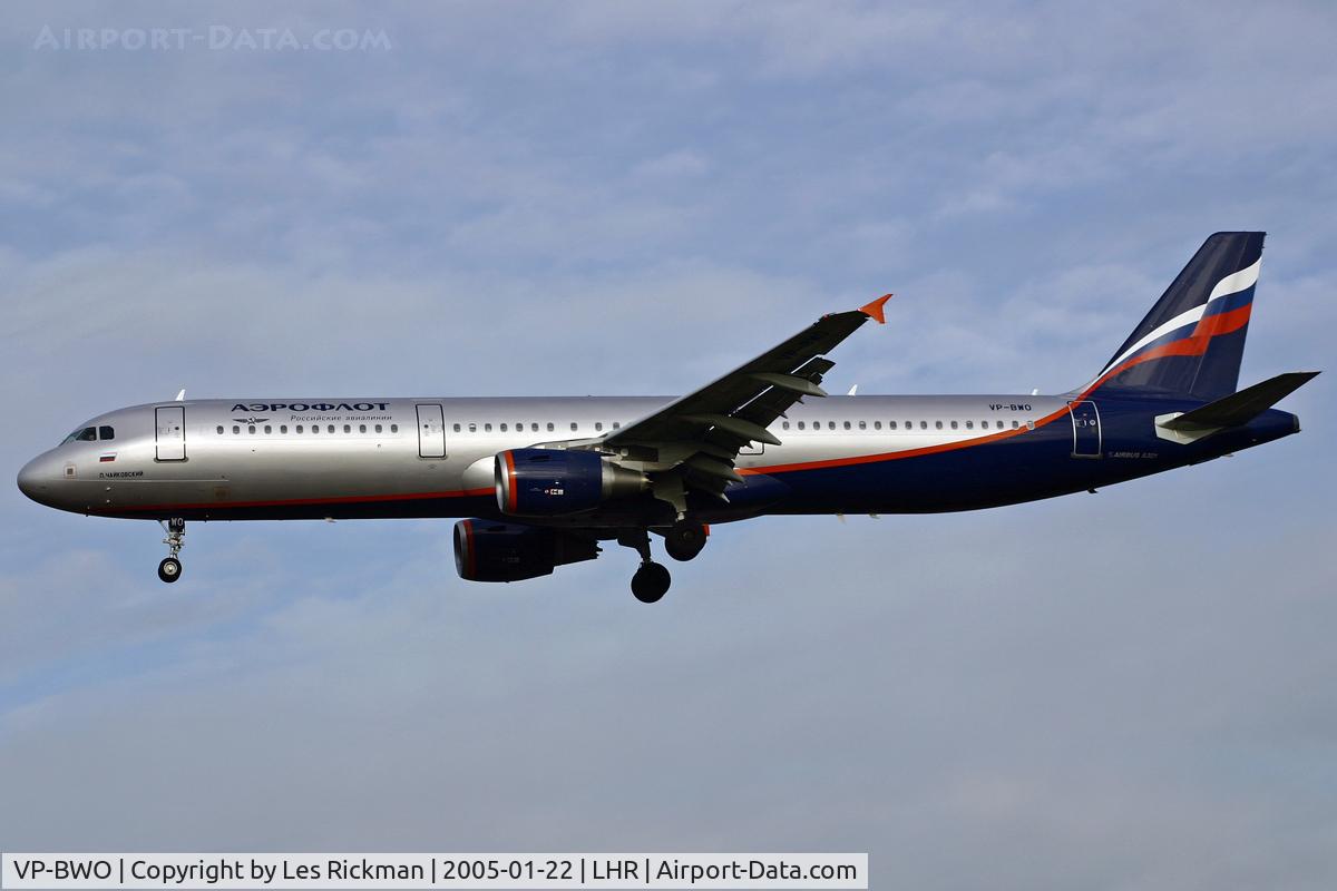 VP-BWO, 2004 Airbus A321-211 C/N 2337, Airbus A321 211