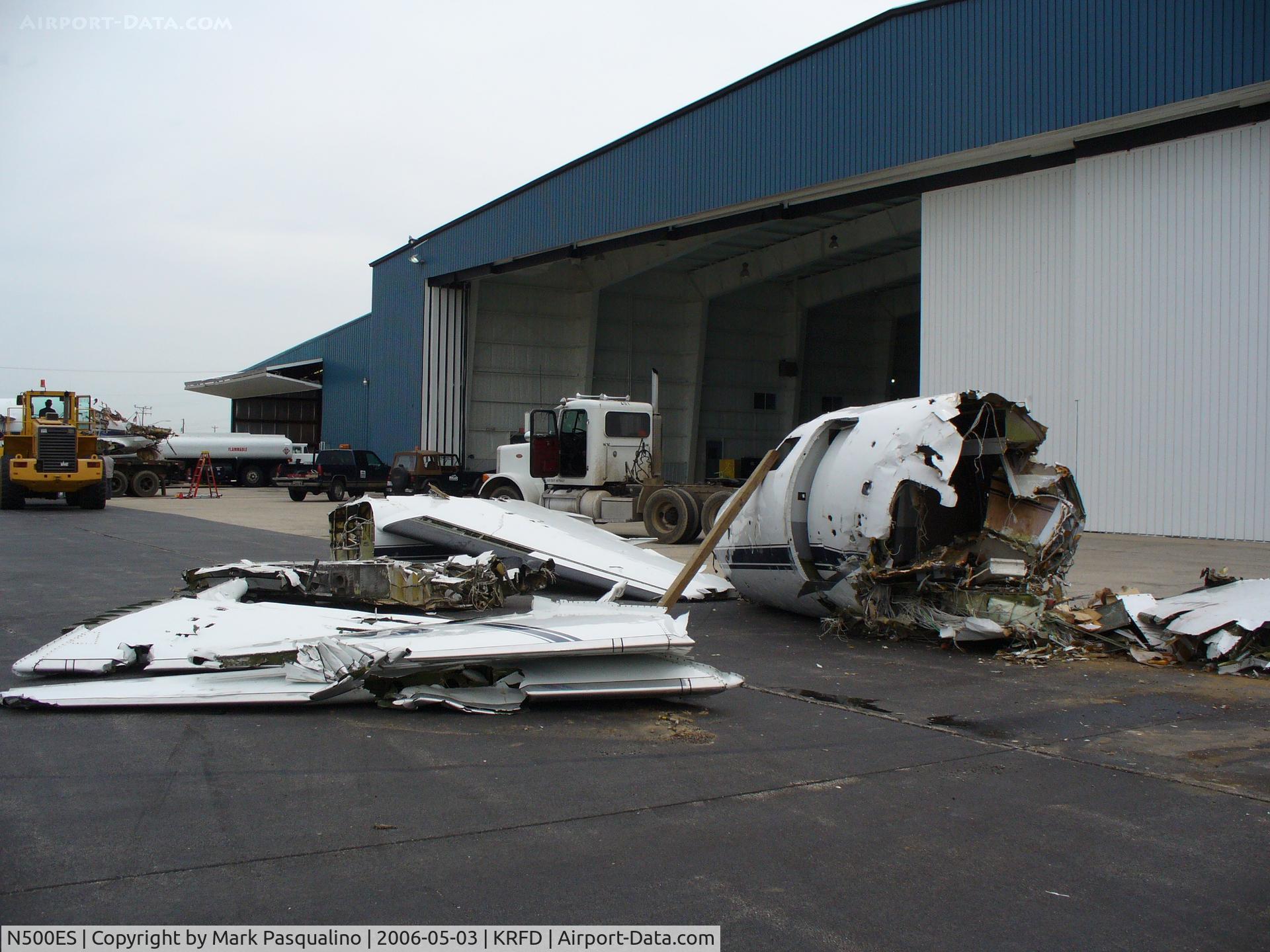 N500ES, 1966 Lockheed L-1329 Jetstar 731 C/N 5075, Remains of N500ES