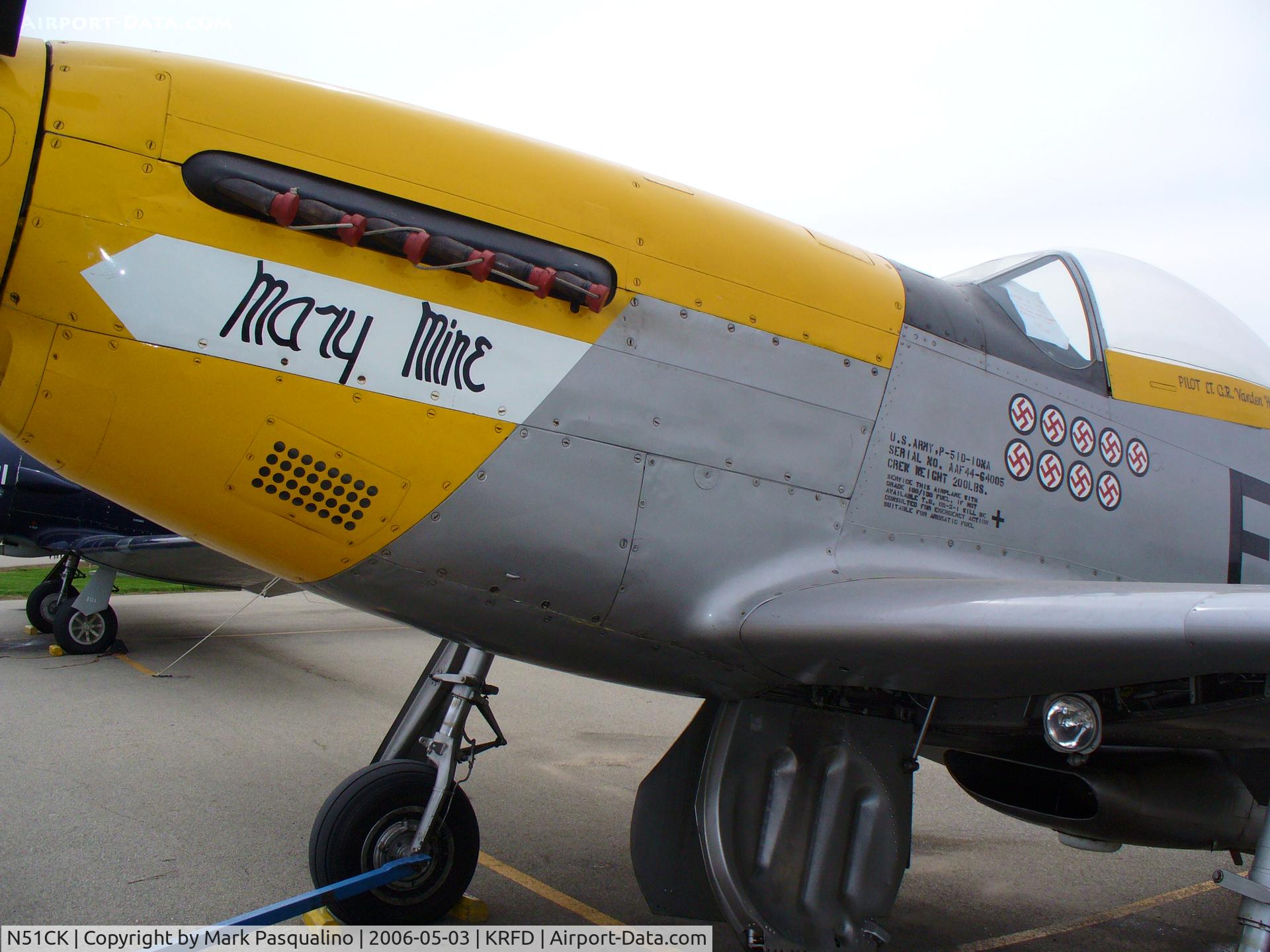 N51CK, 1960 North American F-51D Mustang C/N 44-64005, P-51D