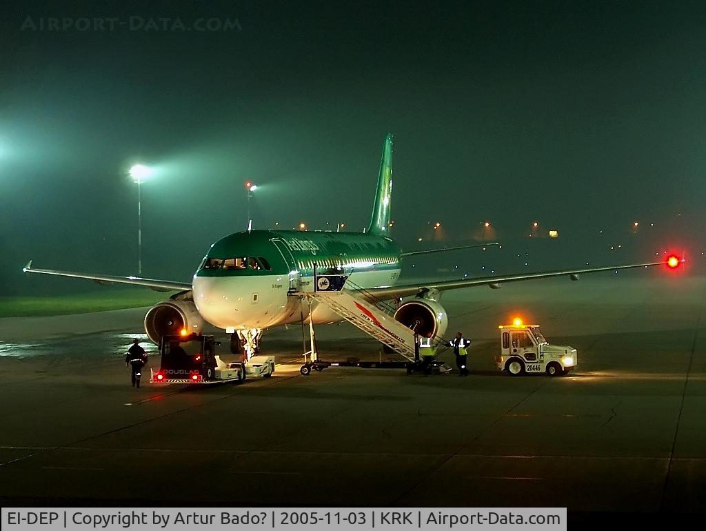 EI-DEP, 2005 Airbus A320-214 C/N 2542, Aer Lingus - first time in Krakow-Balice KRK