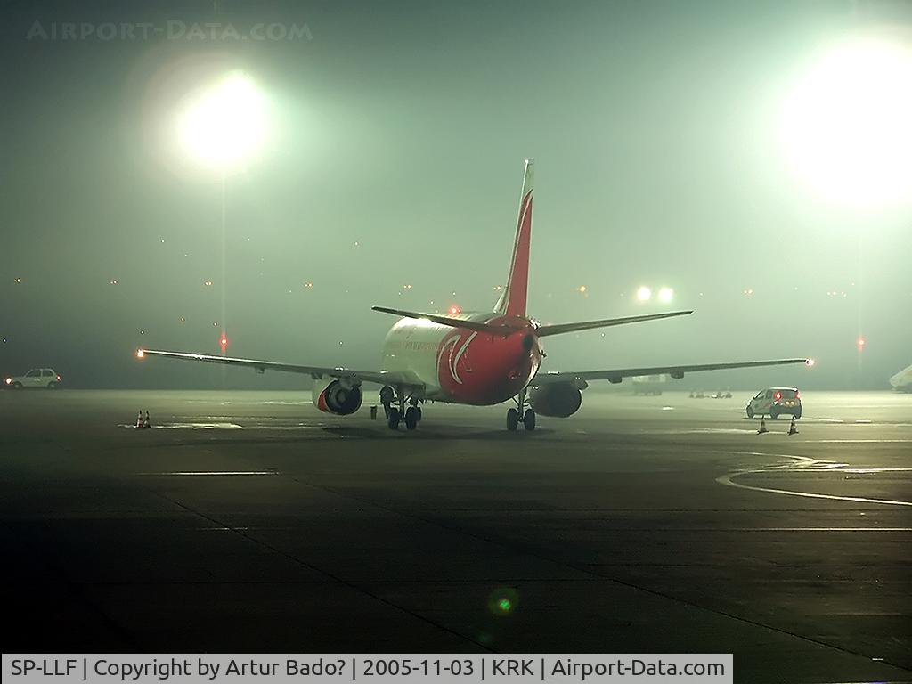 SP-LLF, 1997 Boeing 737-45D C/N 28752/2874, Centralwings - night shot - Boeing 737-45D