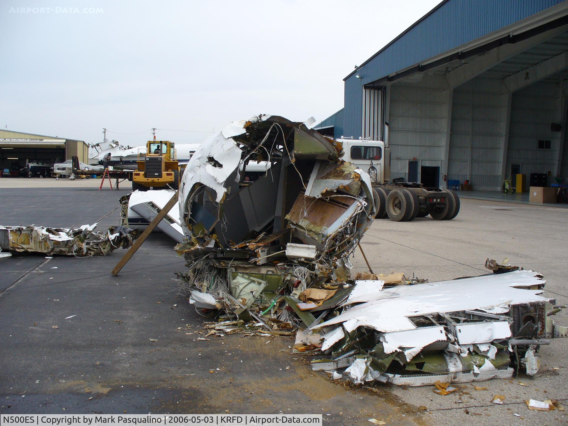 N500ES, 1966 Lockheed L-1329 Jetstar 731 C/N 5075, Jetstar remains