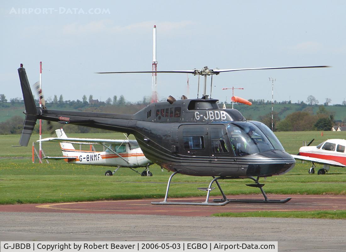 G-JBDB, 1970 Agusta AB-206B JetRanger III C/N 8238, Bell 206B Jet Ranger II (Halfpenny Green)