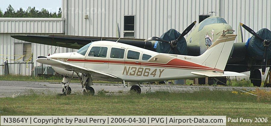 N3864Y, 1981 Beech C24R C/N MC-756, Parked on the Aerodyne/TideTech ramp