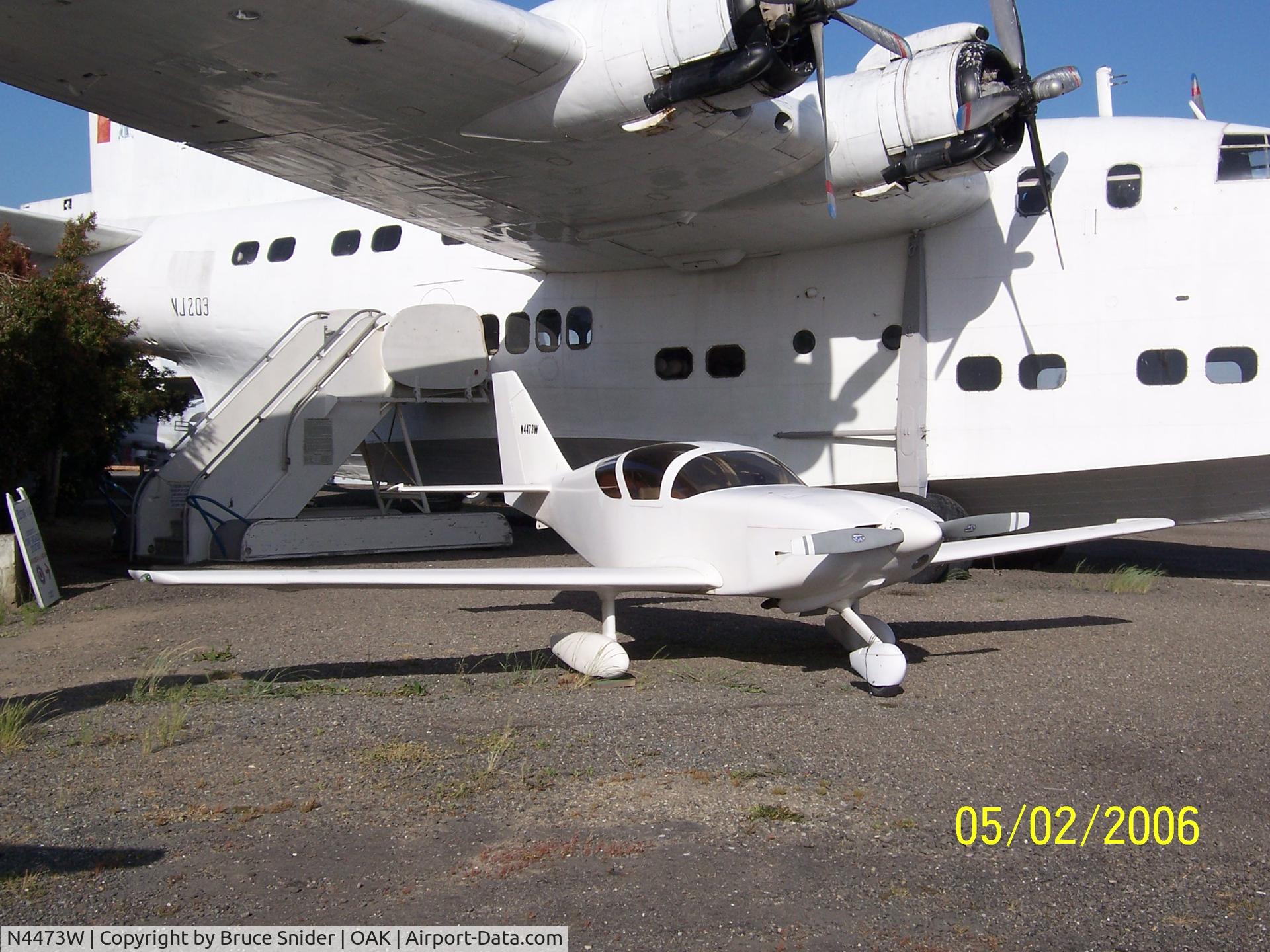 N4473W, 1984 Stoddard-Hamilton Glasair SH-2 C/N 385, At Western Aerospace Museum, Oakland