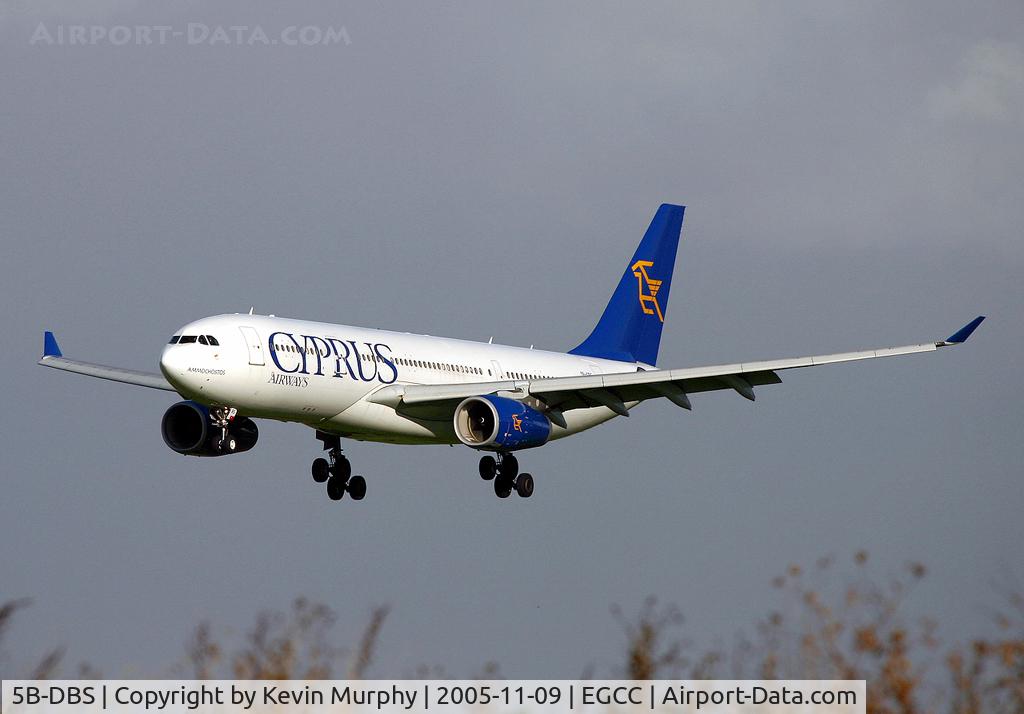 5B-DBS, 2002 Airbus A330-243 C/N 505, Great looking A.330 short finals to 24R.