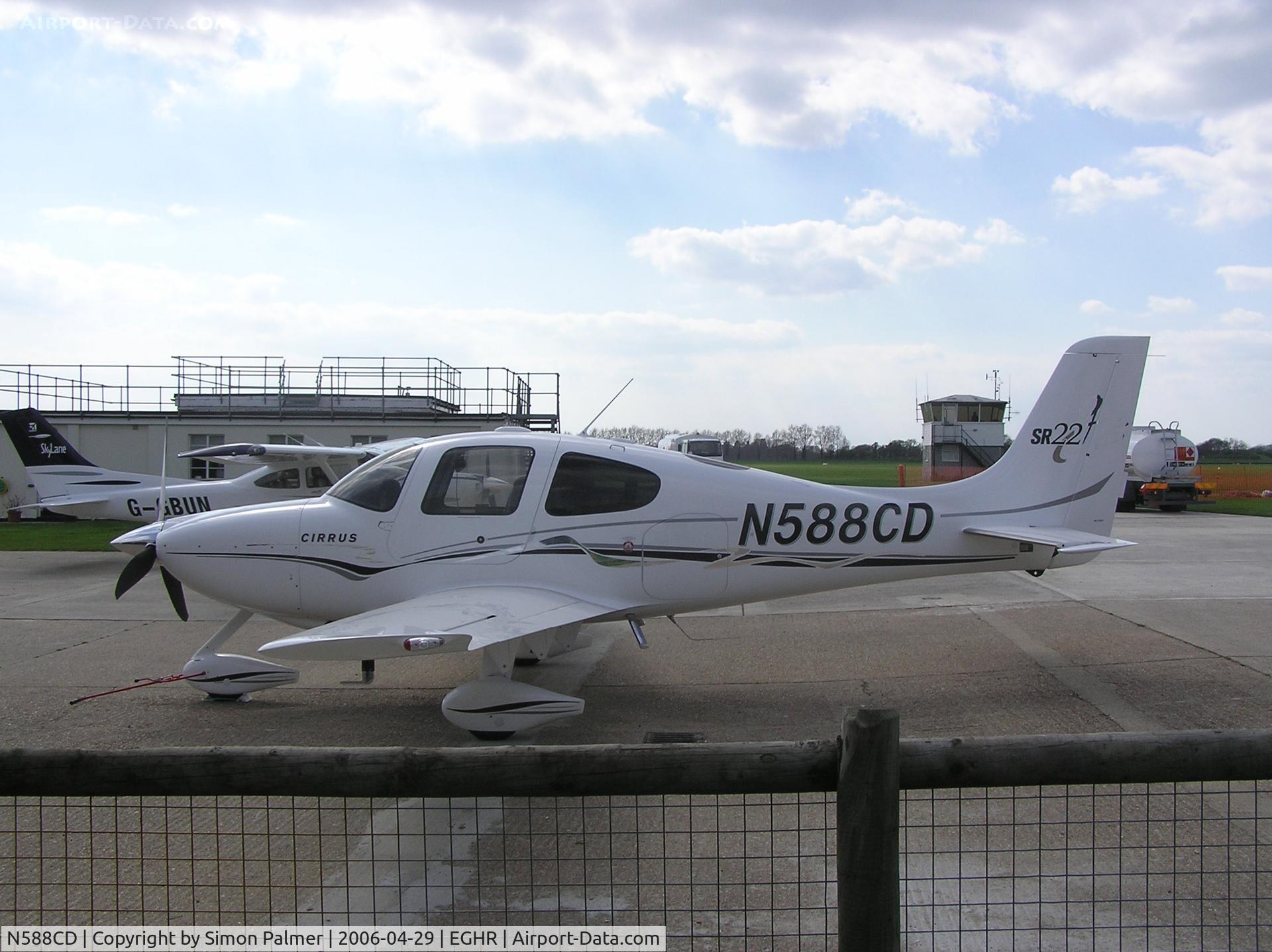 N588CD, 2006 Cirrus SR22 GTS C/N 1758, Cirrus SR22 at Goodwood