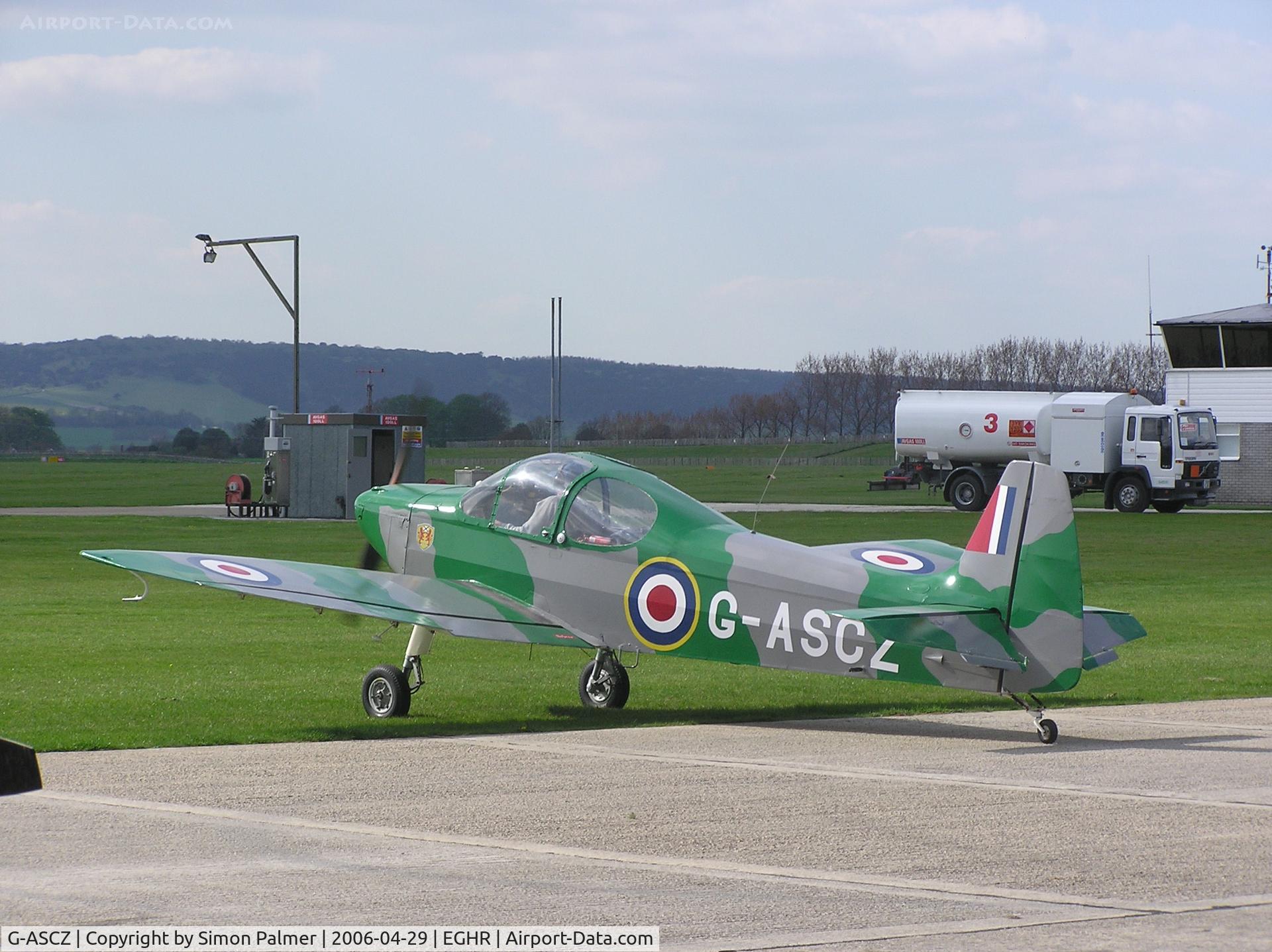G-ASCZ, 1958 Piel CP-301A Emeraude C/N 233, Emeraude in RAF-style markings