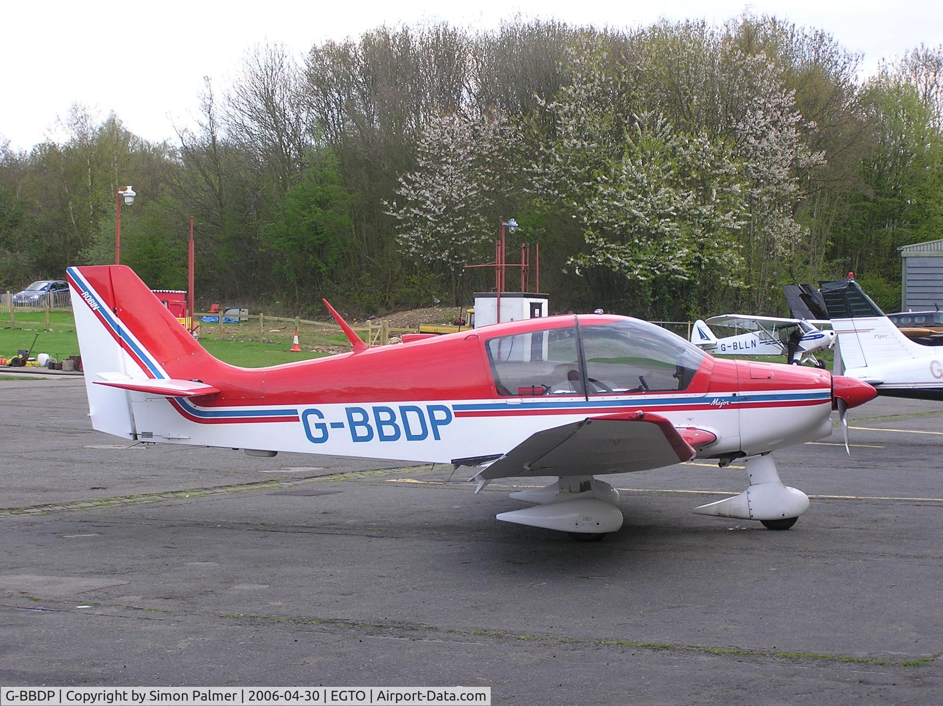 G-BBDP, 1973 Robin DR-400-160 Chevalier C/N 853, Robin DR400 at an airfield in Kent