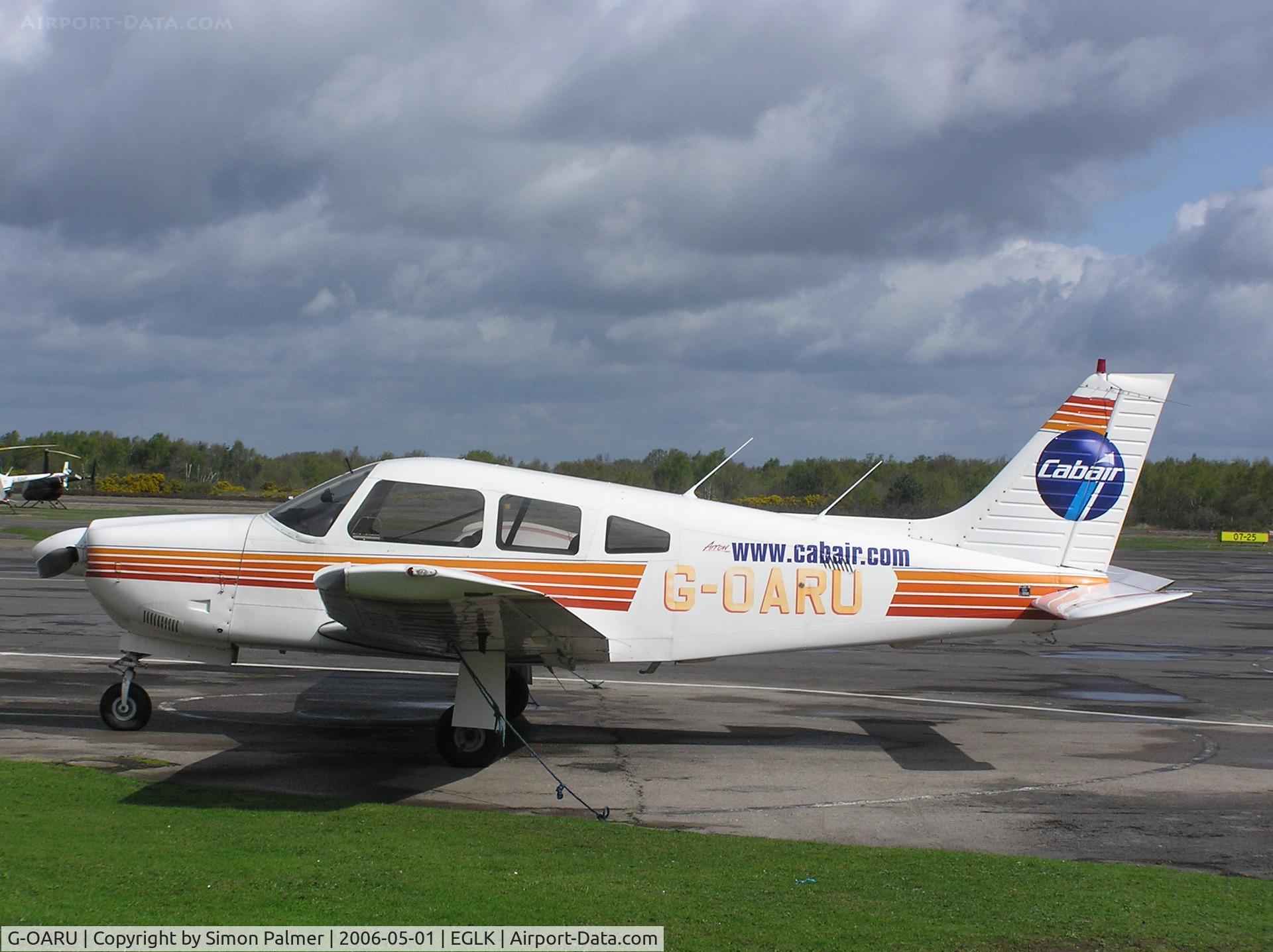 G-OARU, 1989 Piper PA-28R-201 Cherokee Arrow III C/N 2837026, Cherokee Warrior at Blackbushe