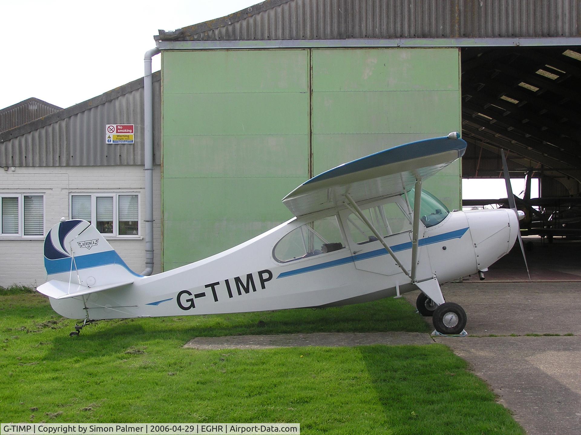 G-TIMP, 1946 Aeronca 7BCM C/N 7AC-3392, Aeronca - not sure of exact type - at Goodwood