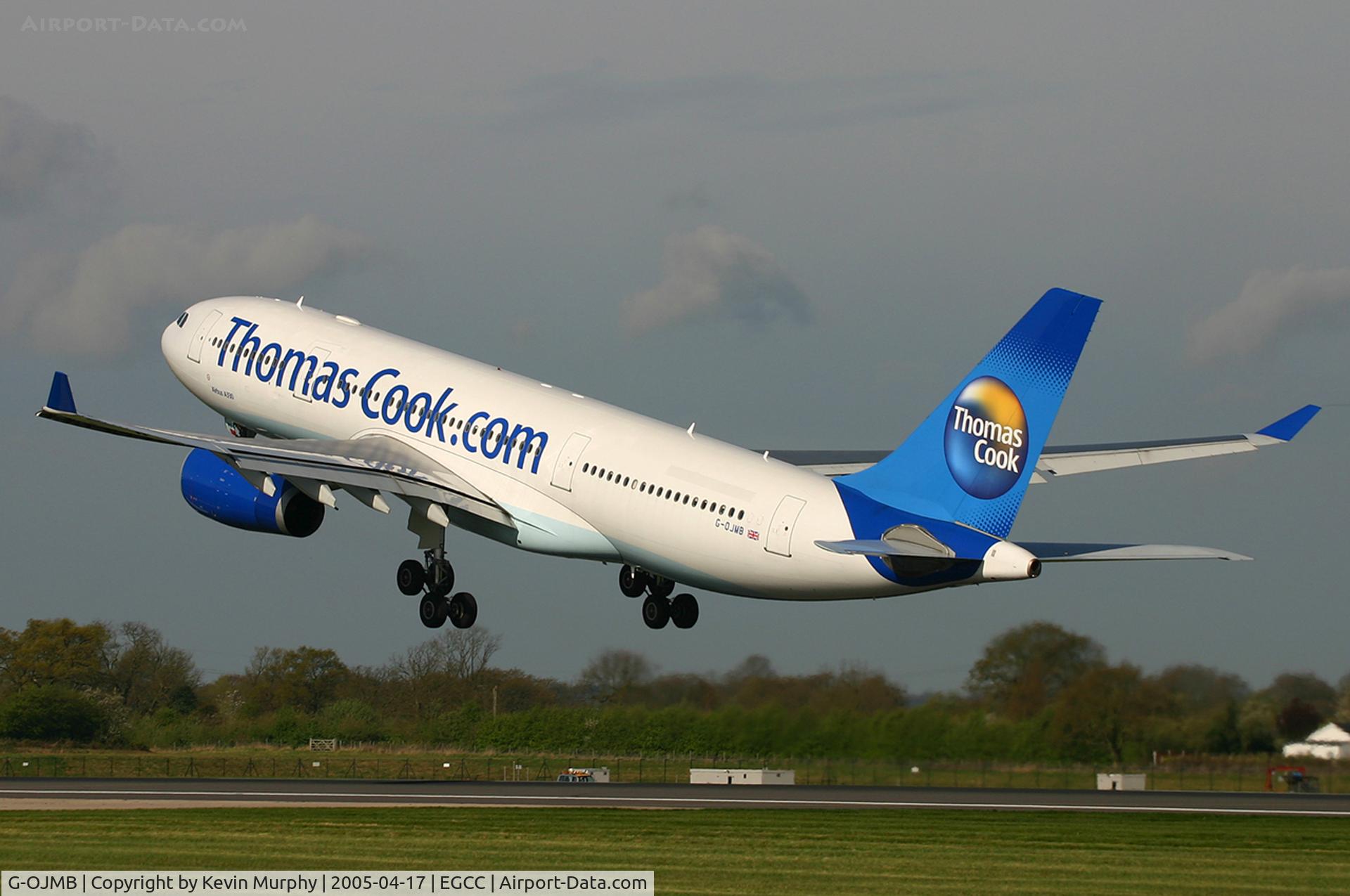 G-OJMB, 2001 Airbus A330-243 C/N 427, Gracefully lifting off 24L.