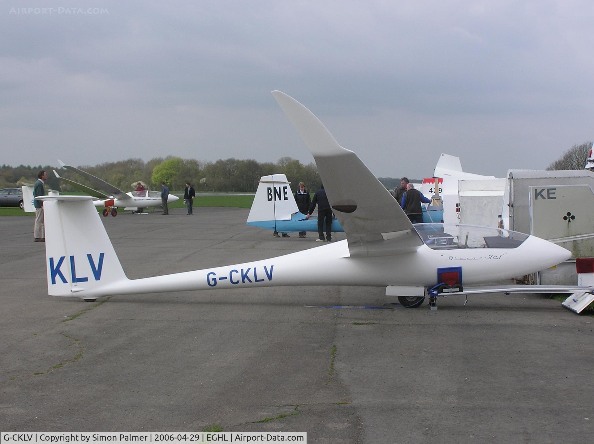 G-CKLV, 2005 Schempp-Hirth Discus 2cT C/N 20, Schempp-Hirth Discus 2cT at Lasham Gliding Centre