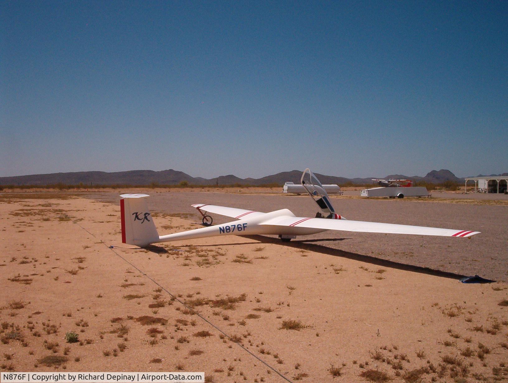 N876F, 1976 Schleicher ASW-19 C/N 19068, ASW-19B at Turf Gliderport