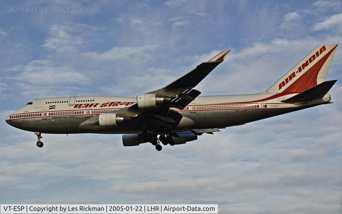 VT-ESP, 1994 Boeing 747-437 C/N 27214, Boeing 747 437