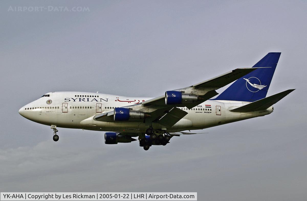 YK-AHA, 1976 Boeing 747SP-94 C/N 21174, Boeing 747 SP-94