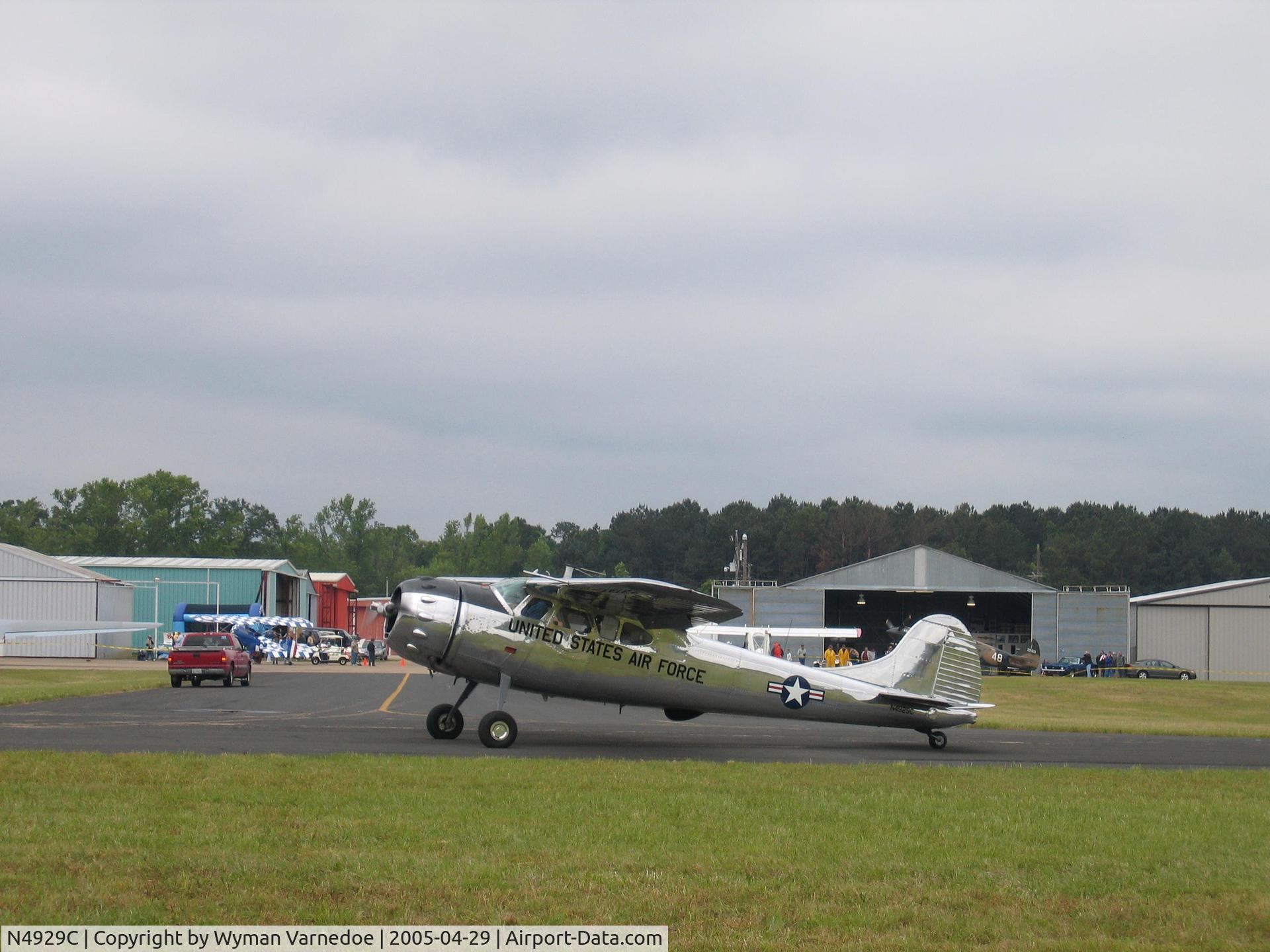N4929C, 1951 Cessna 195 C/N 7803, East Texas Airshow