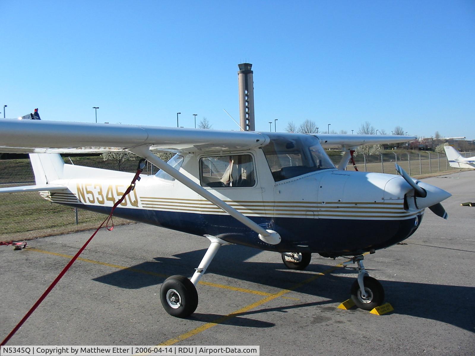 N5345Q, 1972 Cessna 150L C/N 15073245, West Ramp at RDU