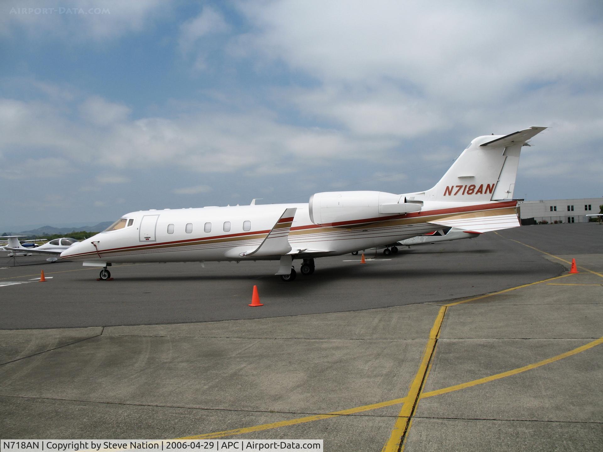 N718AN, 1995 Learjet Inc 60 C/N 065, 1995 Learjet 60 @ Napa County Airport, CA