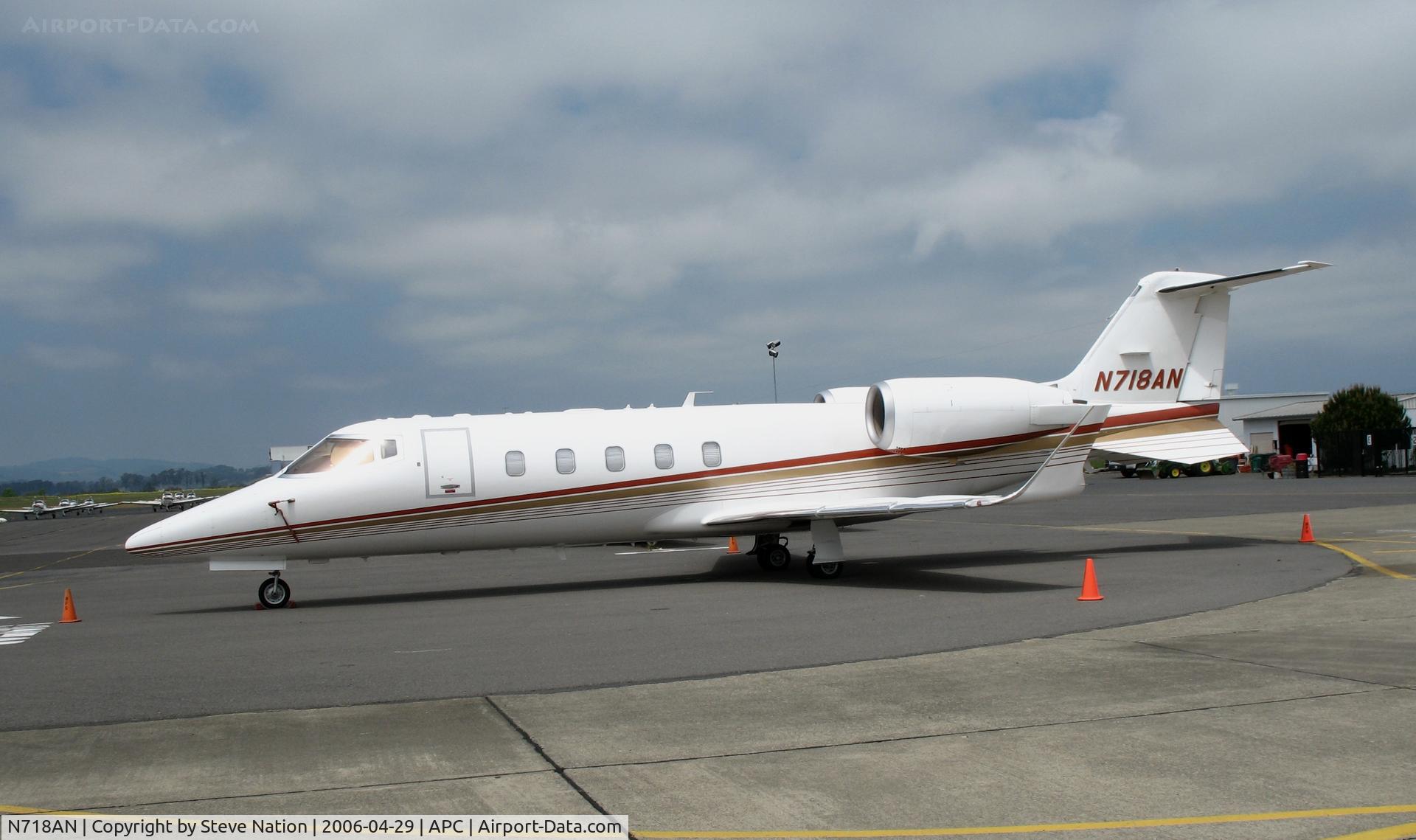 N718AN, 1995 Learjet Inc 60 C/N 065, 1995 Learjet 60 @ Napa County Airport, CA
