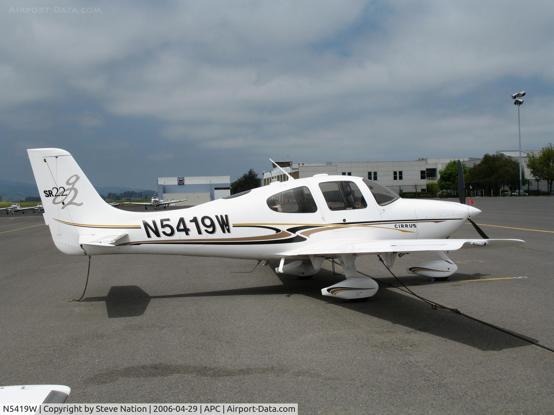 N5419W, 2004 Cirrus SR22 G2 C/N 0857, 2004 Cirrus SR22 @ Napa County Airport, CA