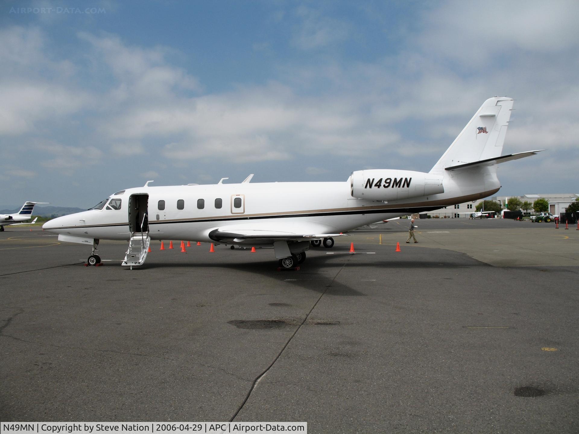 N49MN, 1986 Israel Aircraft Industries IAI-1125 Westwind Astra C/N 019, 1988 Israeli Acft Industries 1125 Westwind Astra @ Napa County Airport, CA