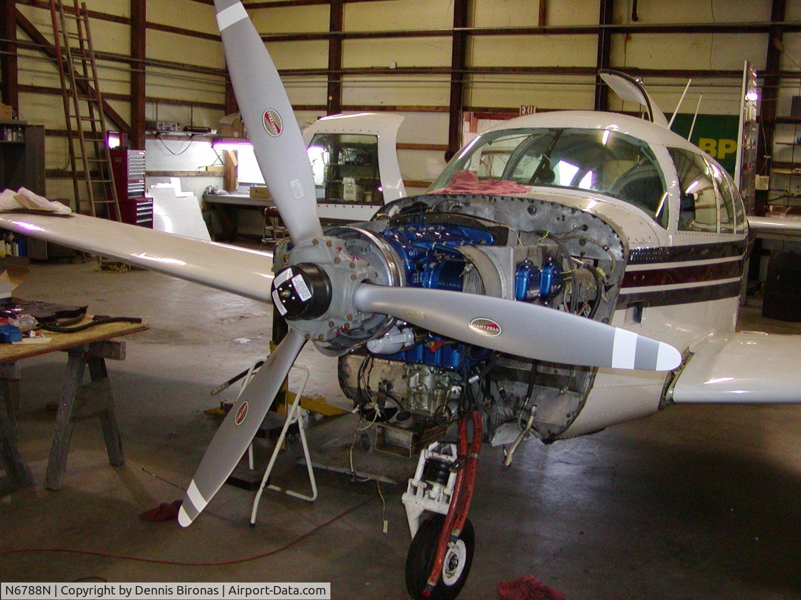 N6788N, 1968 Mooney M-20G Statesman C/N 690001, Magnum Engine Overhaul @ KFWA and New Hartzel