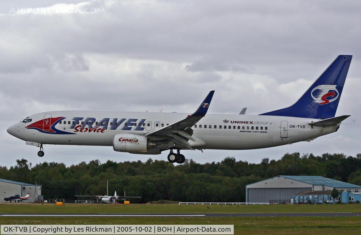 OK-TVB, 2001 Boeing 737-8CX C/N 32362, Boeing 737 83X