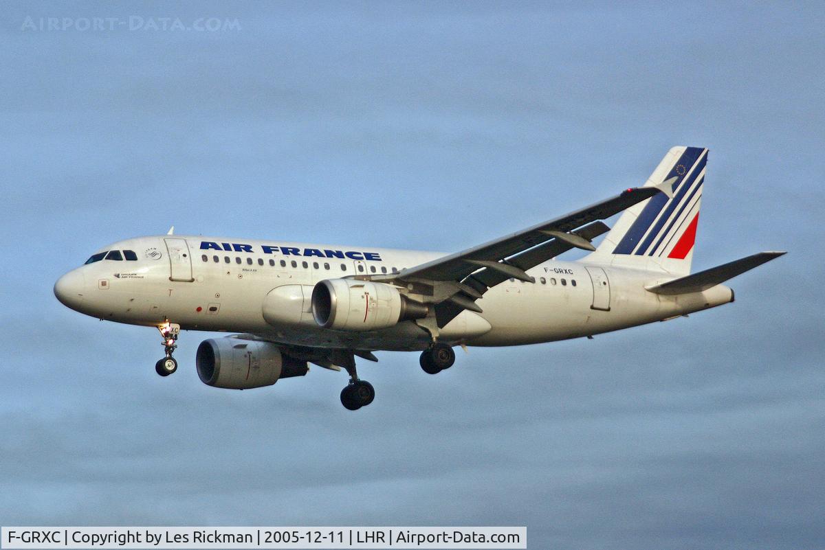 F-GRXC, 2002 Airbus A319-111 C/N 1677, Airbus A319 111
