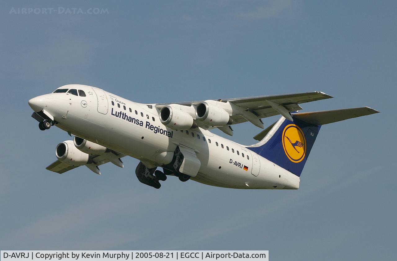 D-AVRJ, 1996 British Aerospace Avro 146-RJ85 C/N E.2277, Lufthansa's good looking RJ.