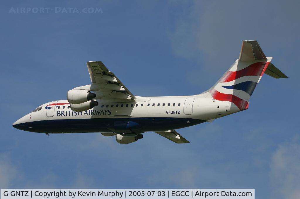 G-GNTZ, 1984 British Aerospace BAe.146-200A C/N E2036, BA 4 pot commuter.
