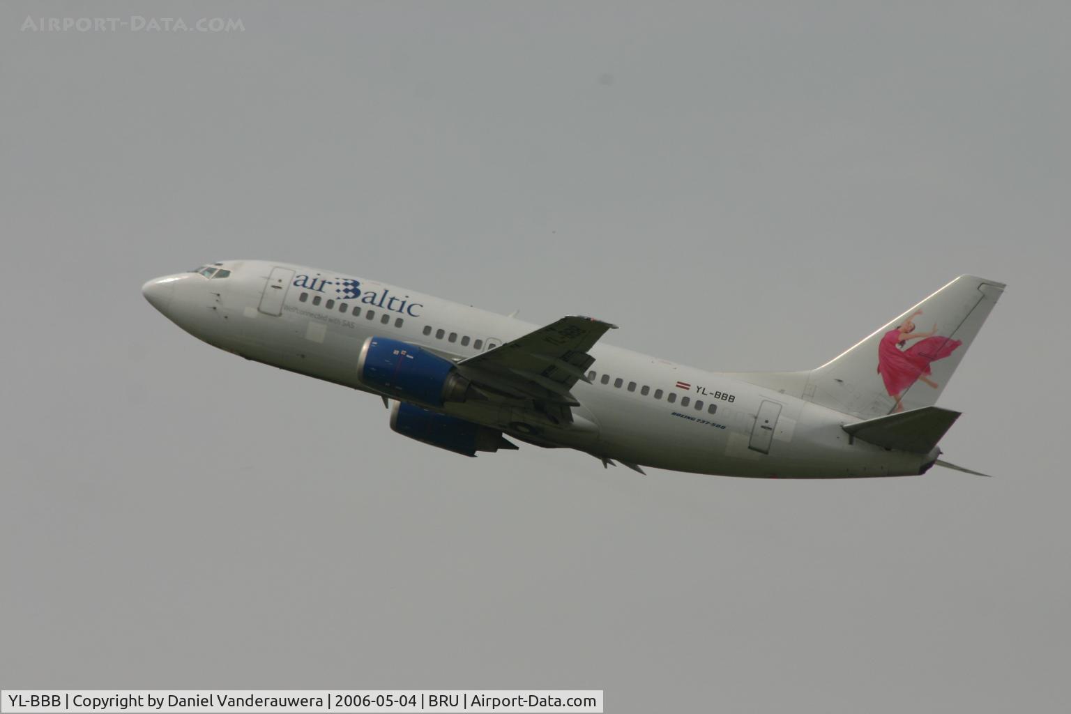 YL-BBB, 1991 Boeing 737-505 C/N 24273, taking off from rnw 20