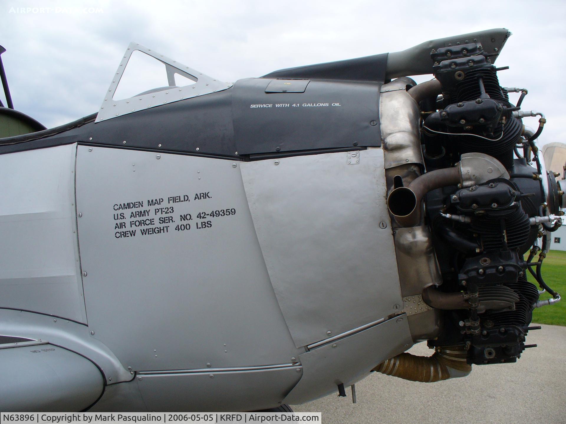 N63896, 1942 Fairchild (Howard) PT-23A Cornell (M-62C) C/N 383HO, PT-23A
