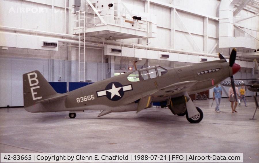 42-83665, 1942 North American A-36A Apache C/N 97-15883, On display the the Air Force Museum