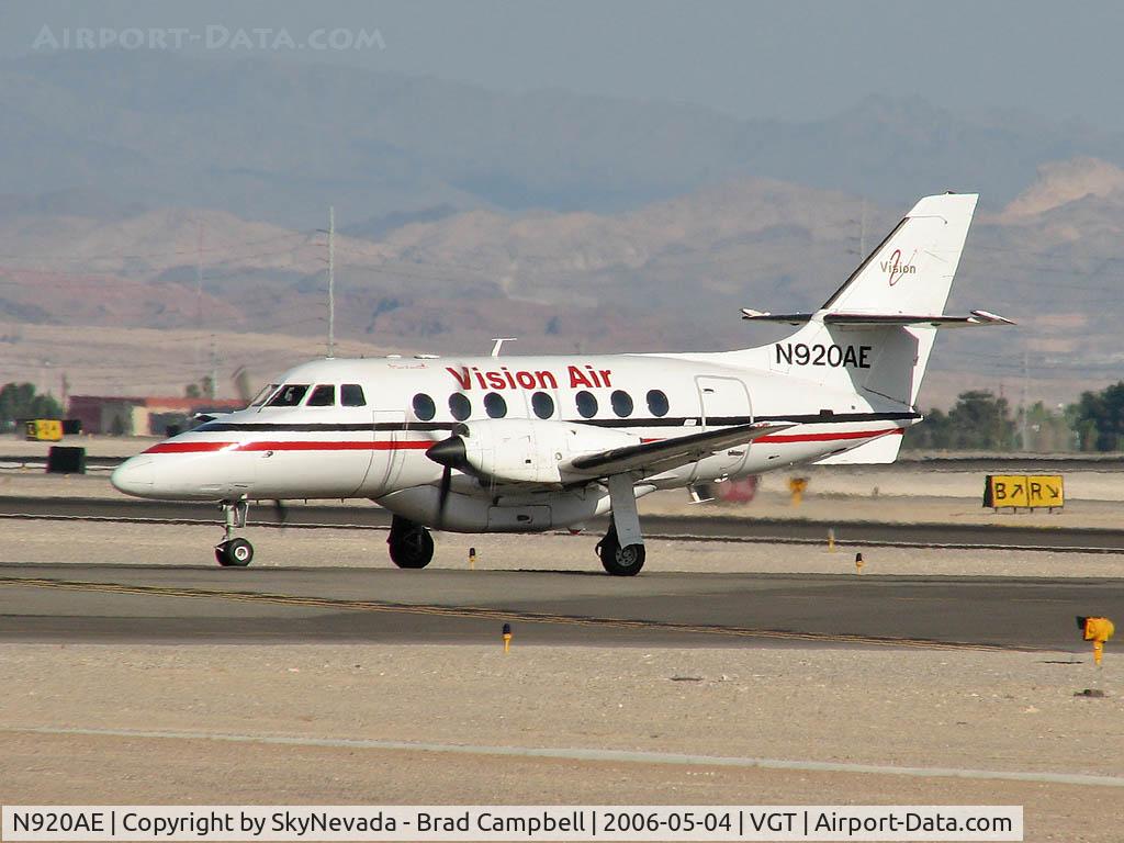 N920AE, 1991 British Aerospace BAe-3201 Jetstream Super 31 C/N 920, Vision Air / 1991 British Aerospace BAE JETSTREAM 3201