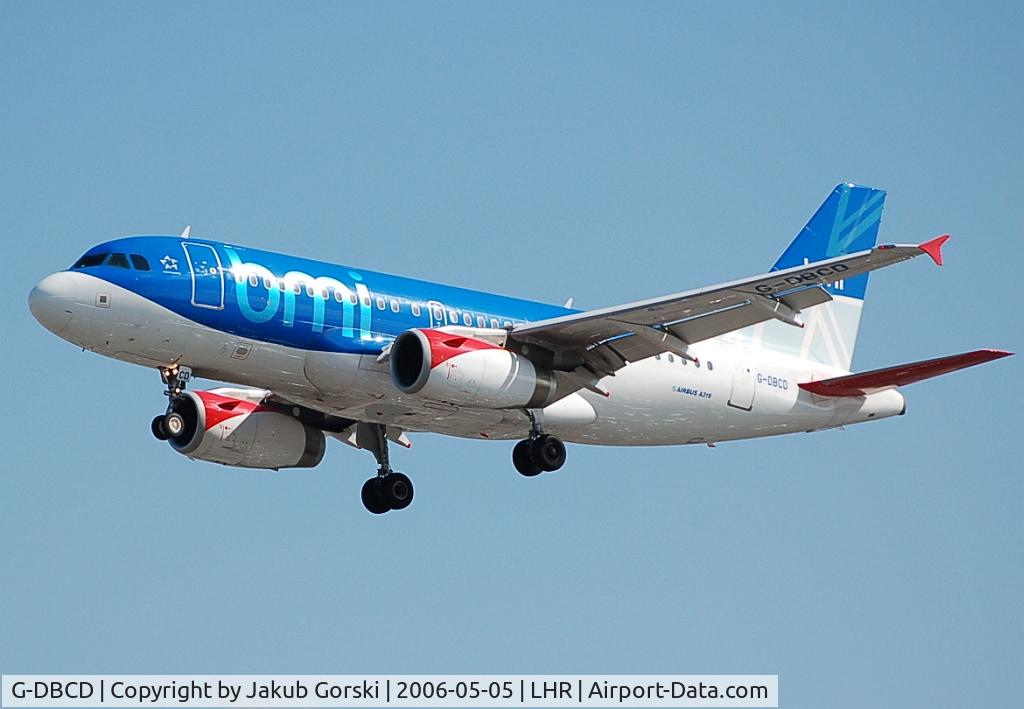 G-DBCD, 2005 Airbus A319-131 C/N 2389, I captured this plane in LHR