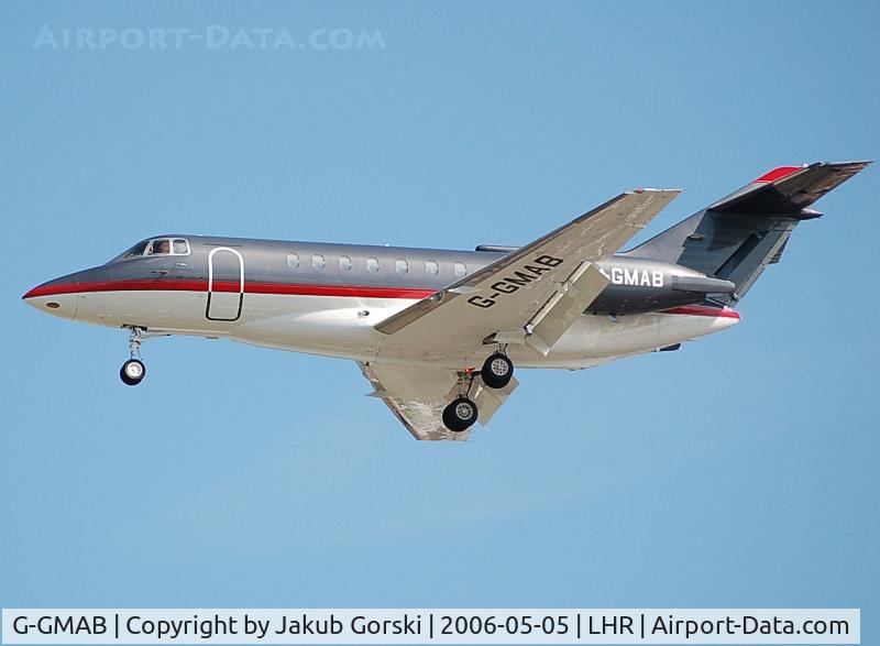 G-GMAB, 1993 British Aerospace BAe.125-1000B C/N 259034, I captured this plane at London Heathrow