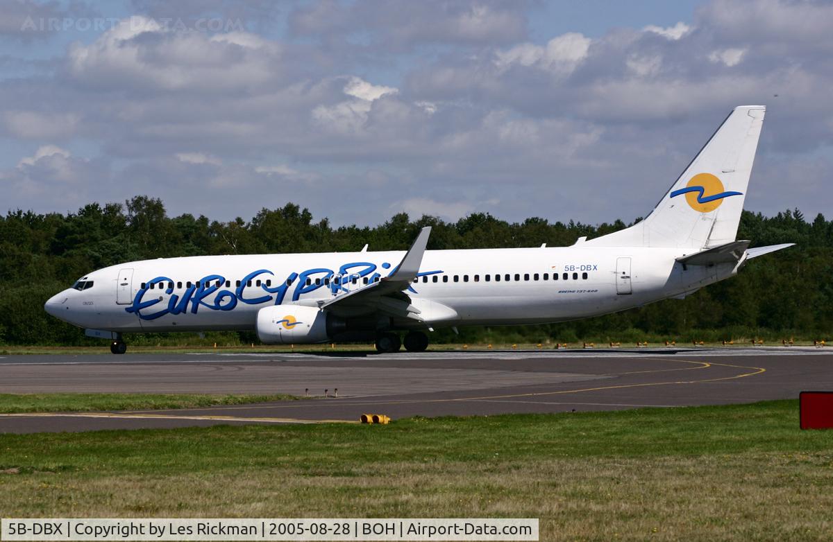 5B-DBX, 2003 Boeing 737-8Q8 C/N 33699, Boeing 737 8Q8