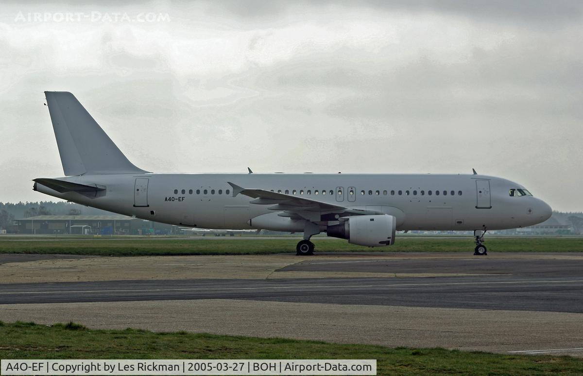 A4O-EF, 1993 Airbus A320-212 C/N 421, Airbus A320