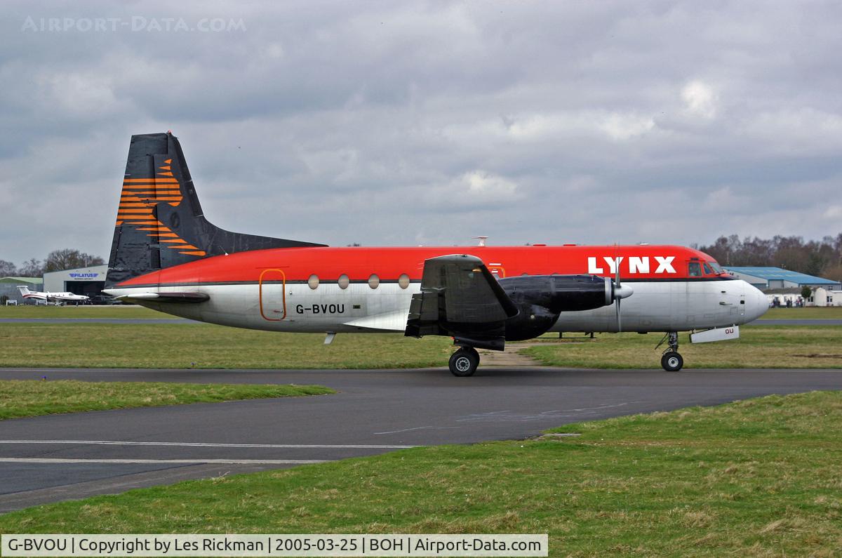 G-BVOU, 1973 Hawker Siddeley HS.748 Series 2A C/N 1721, H.S 748 Srs 2A