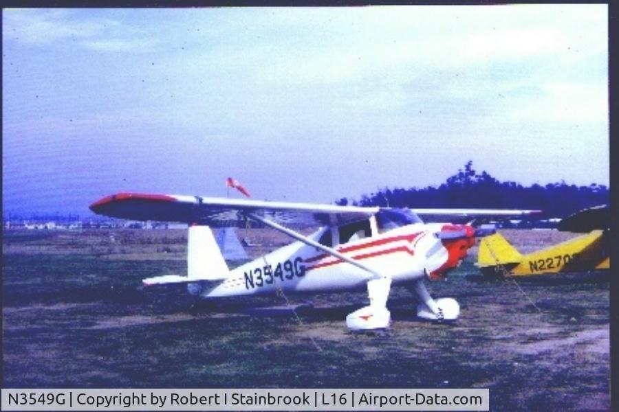 N3549G, 1960 Silvaire 8F C/N S-81, 49G at meadowlark airport about 1965