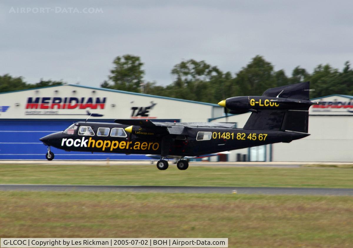G-LCOC, 1974 Britten-Norman BN-2A Mk.III-2 Trislander C/N 366,  BN-2A Trislander
