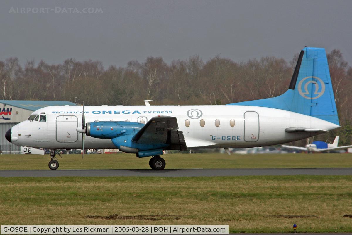G-OSOE, 1971 Hawker Siddeley HS.748 Series 2A C/N 1697, H.S 748 Srs 2A