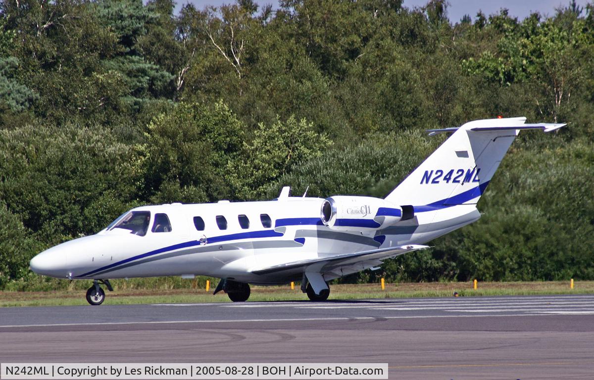 N242ML, 2003 Cessna 525 CitationJet CJ1 C/N 525-0506, Cessna 525 Citation