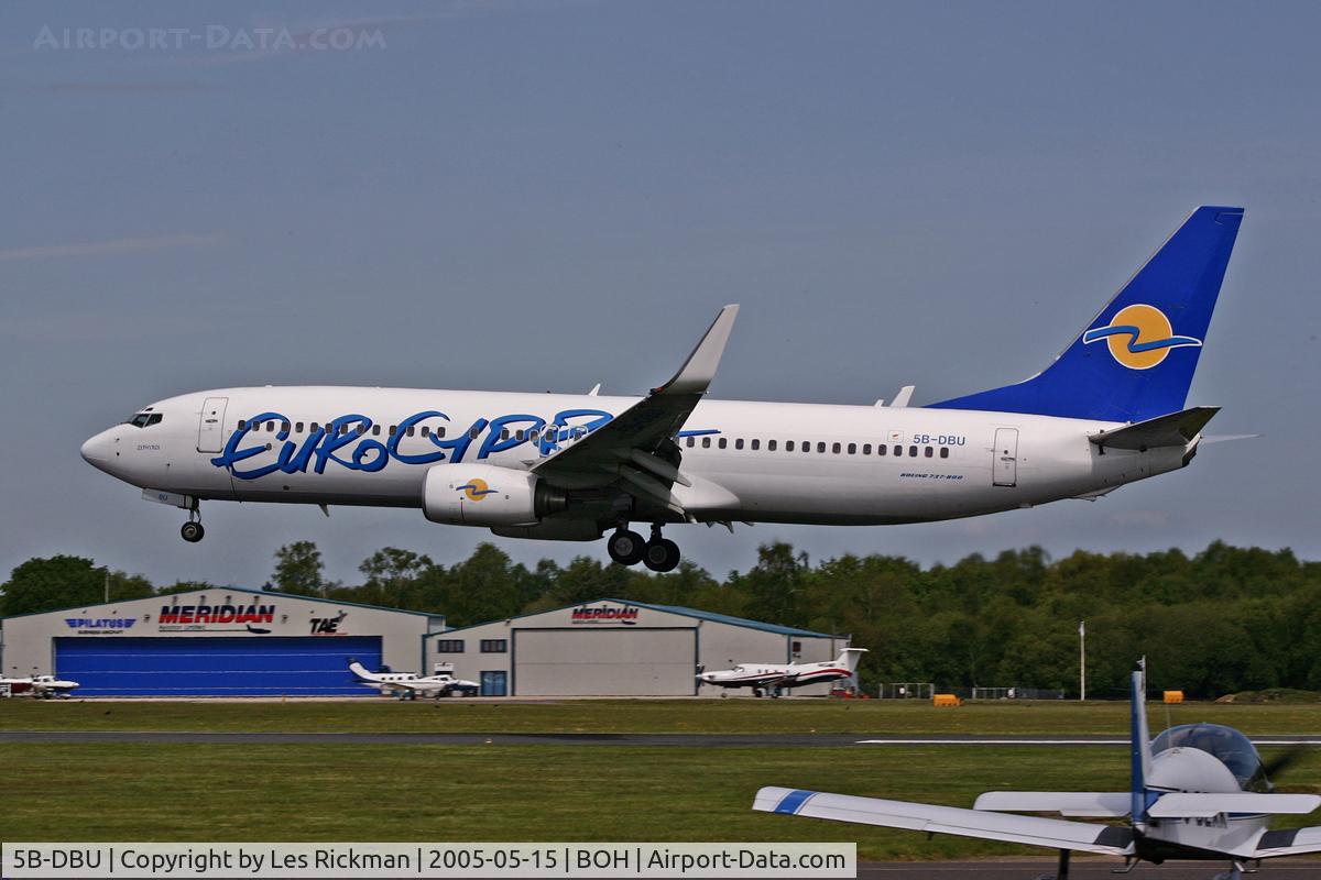5B-DBU, 2003 Boeing 737-8Q8 C/N 32796, Boeing 737 8Q8