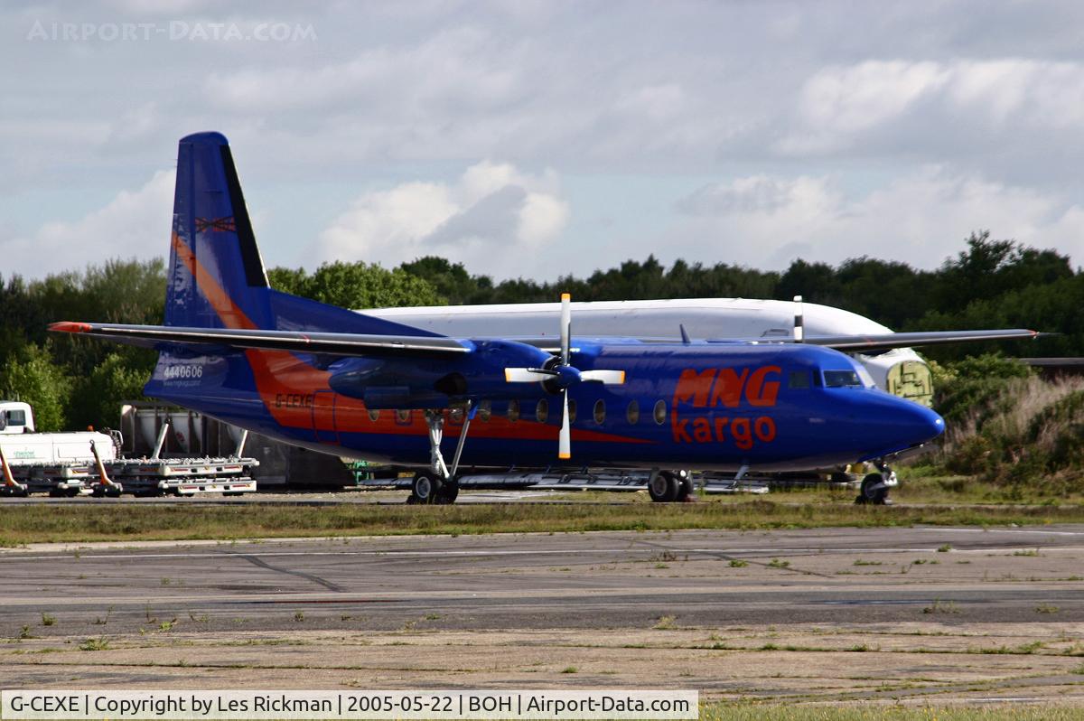 G-CEXE, 1983 Fokker F-27-500 Friendship C/N 10654, F27 Friendship Mk 500