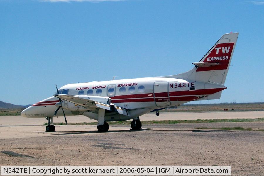 N342TE, British Aerospace BAe-3201 Jetstream C/N 954, stored @ igm