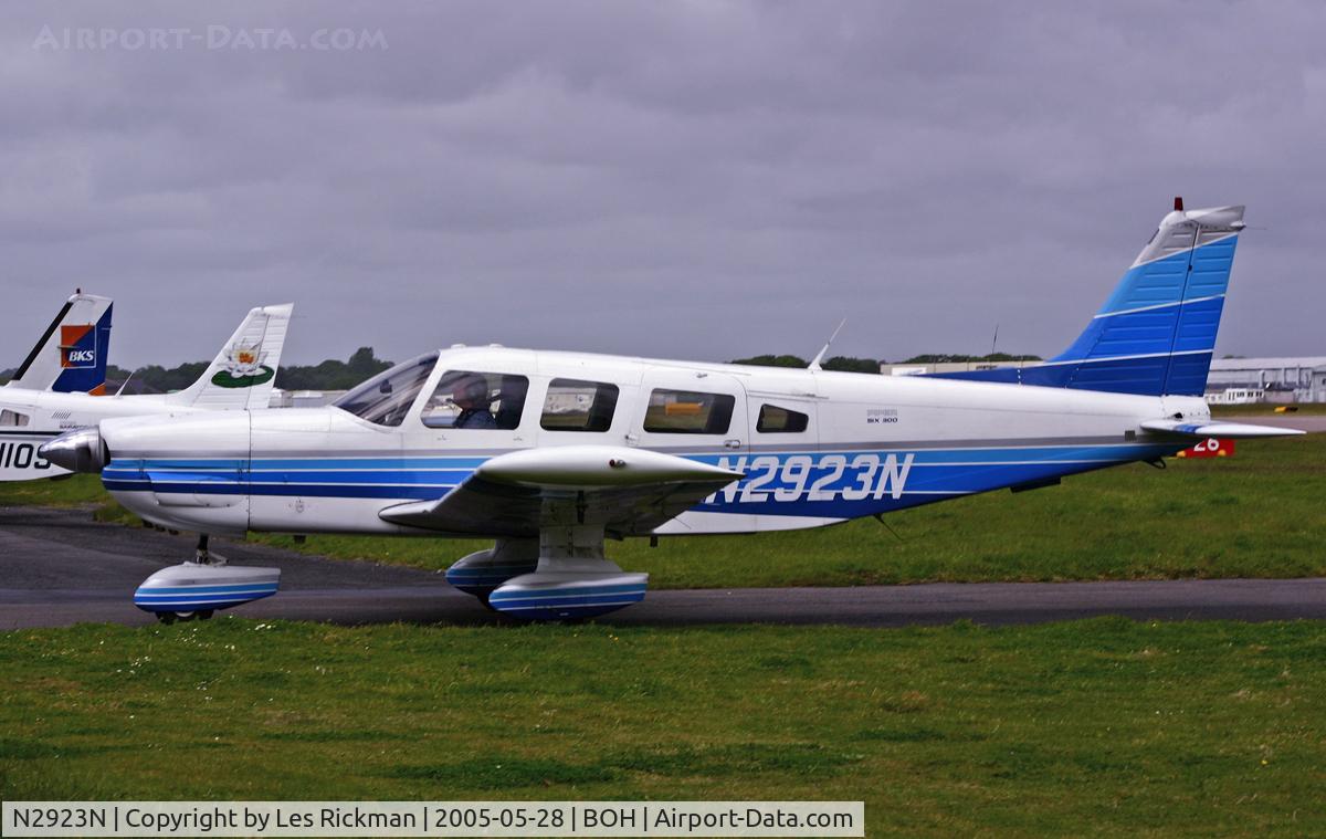 N2923N, 1979 Piper PA-32-300 Cherokee Six Cherokee Six C/N 32-7940207, Piper PA-32-300 Six 300