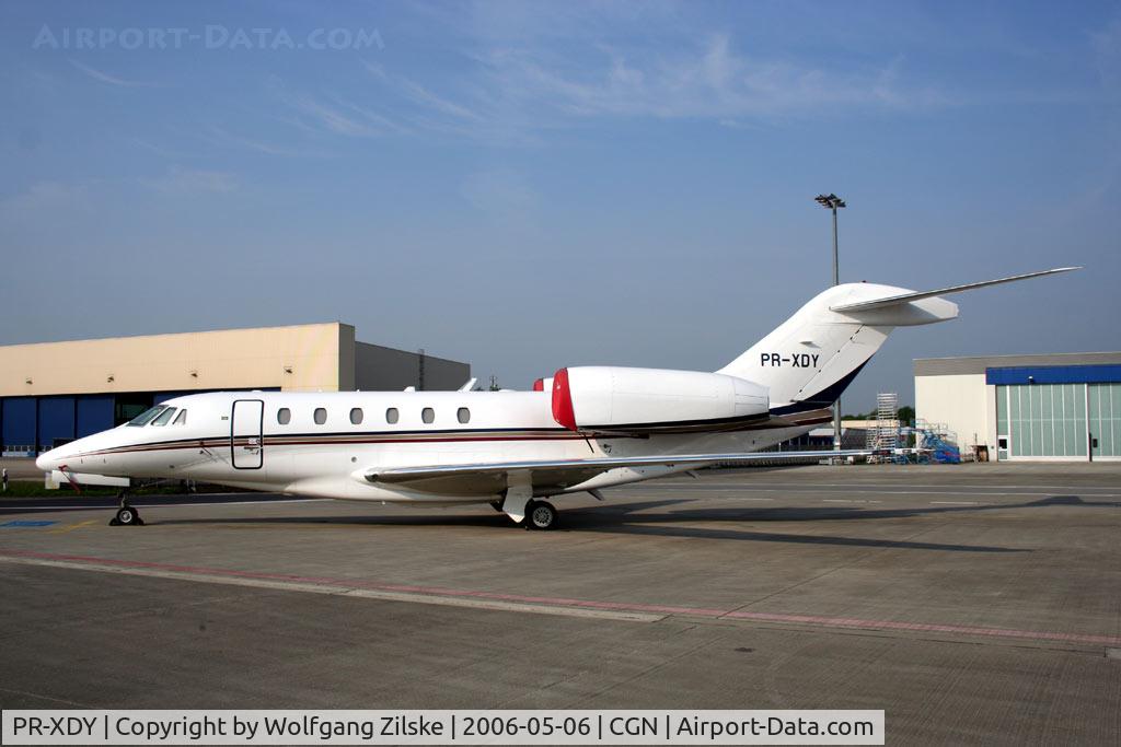 PR-XDY, 2000 Cessna 750 Citation X Citation X C/N 750-0118, Visitor for Formula 1 race at Nürburgring